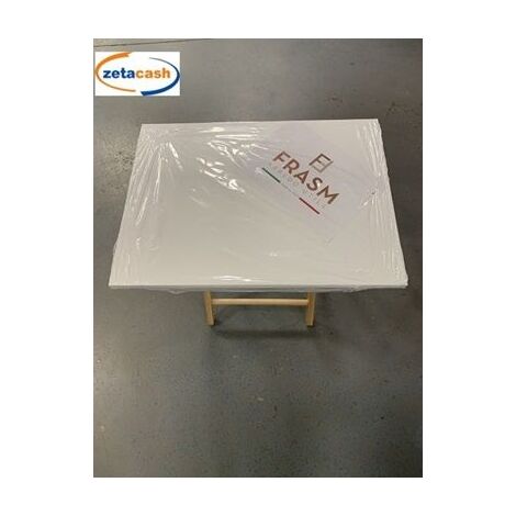 Mesa plegable de formica blanca 60x90 cms