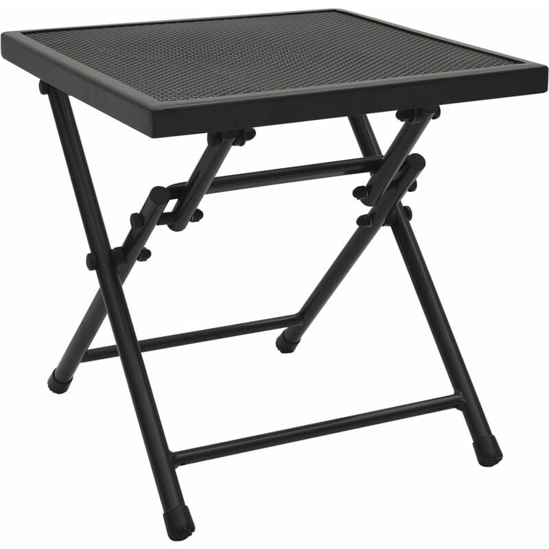 

Mesa plegable de malla de acero antracita 38x38x38 cm - Antracita