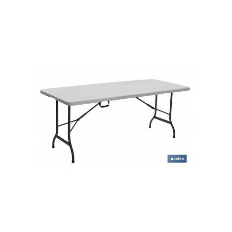 Table pliable rectangulaire blanca 122x60x74cm