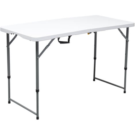 Mesa plegable rectangular WERKA PRO con patas ajustables  120x60x74cm