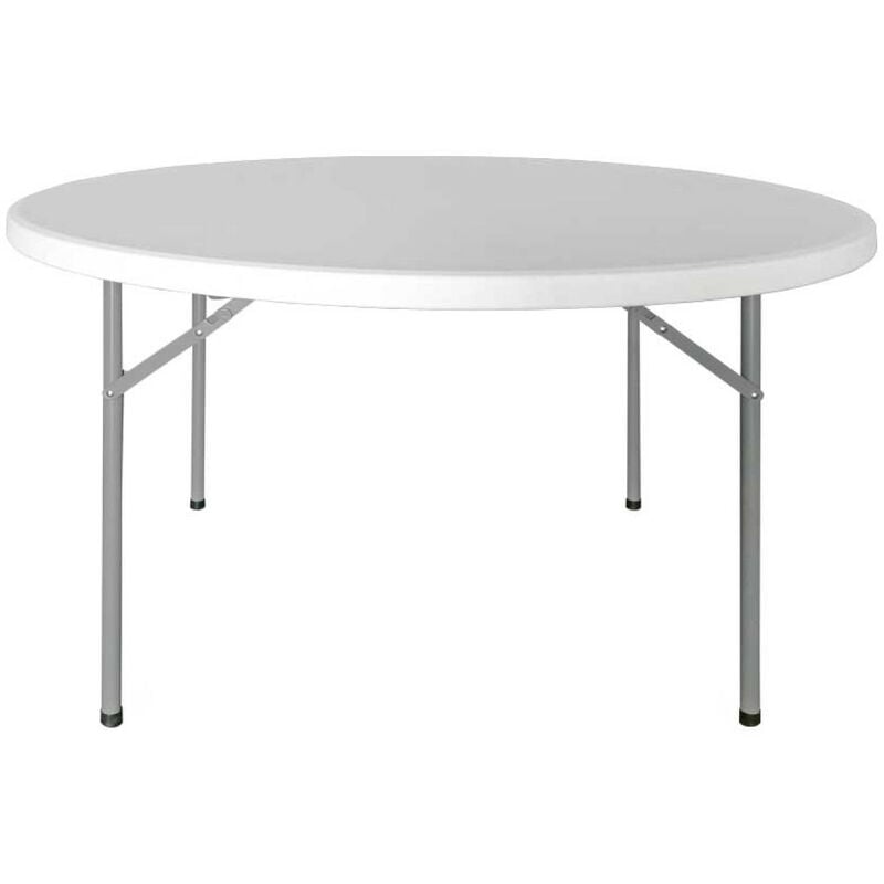 Mesa Plegable Redonda de Ø120cm Blanca Catering GH91 - 758561