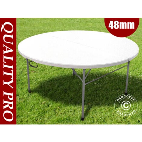 Mesa plegable redonda PRO Ø183cm, Gris claro (1 Ud.)