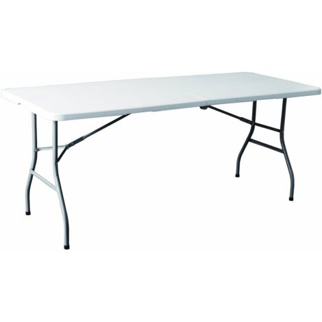 Mesa Plegable Resina Acero 6-8 personas Marbueno Summer