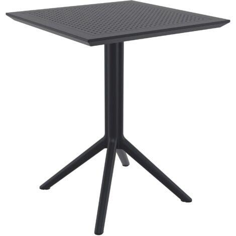 Mesa plegable Sky de plástico negro 100002953