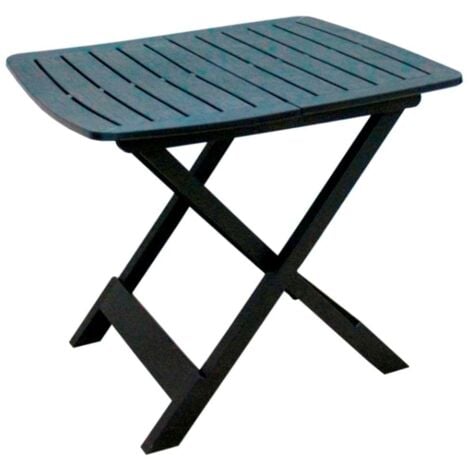 MESA PLEGABLE TEVERE 79x72 CM ANTRACITA PROGARDEN