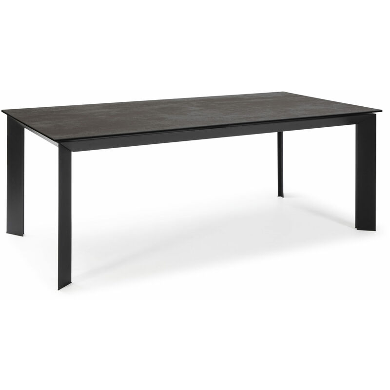 

BHD - MESA RECT. NIEVES 200x100 CERÁMICA NEGRA P. NEG
