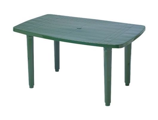 

Mesa rectangular de 140x 90cm y 72cm de alt. Color verde