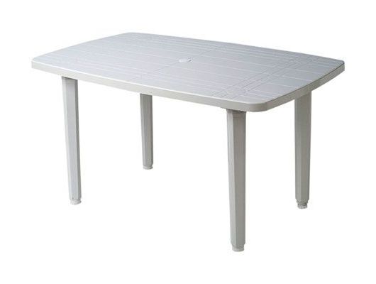 

Mesa rectangular de 140x 90cm y 72cm de alt. Color blanco