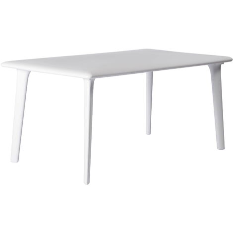 Mesa rectangular exterior 160x90 blanco DESSA Resol