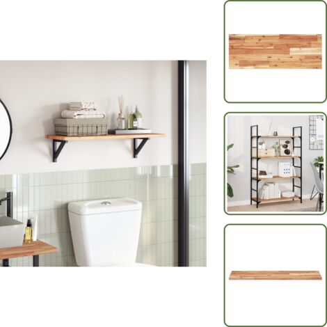 Mesa rectangular - vidaXL Tablero de mesa rectangular madera maciza acacia 100x30x2 cm - Mesa de repuesto