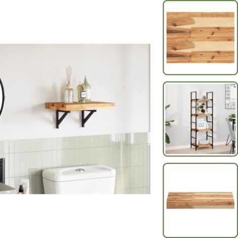 Mesa rectangular - vidaXL Tablero de mesa rectangular madera maciza acacia 60x30x4 cm - Mesa de madera maciza
