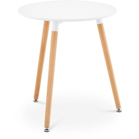 FROMM & STARCK Mesa - redonda - Ø 60 cm - blanca