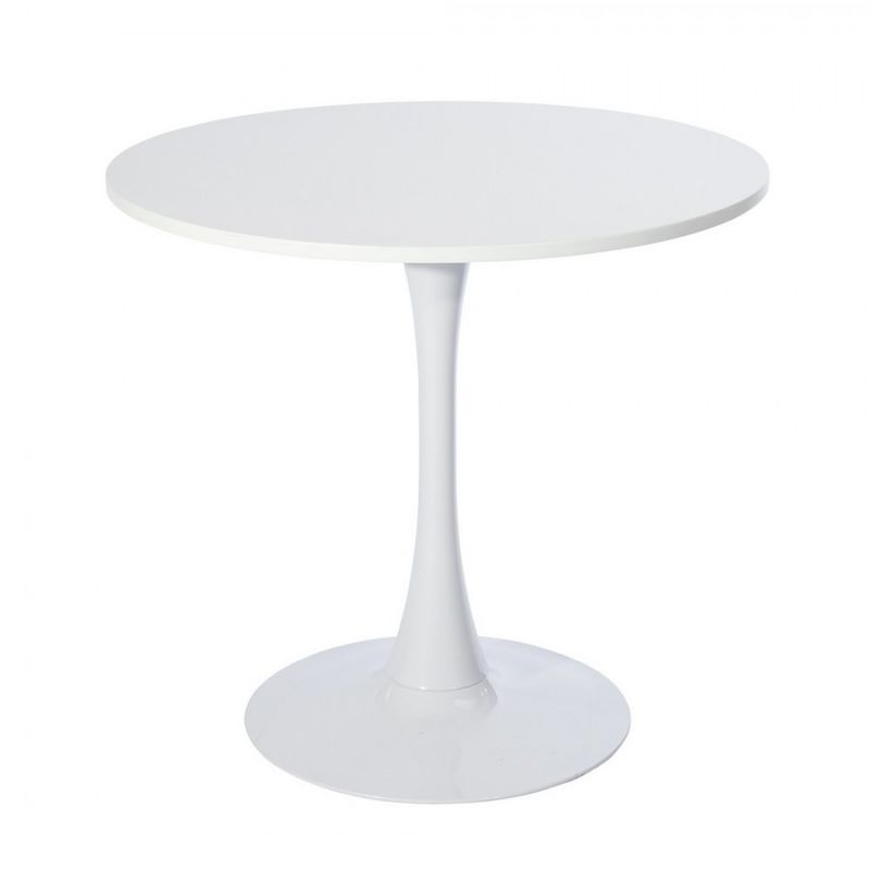 MESA REDONDA BLANCA 80CM - 01419