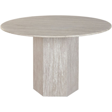 Mesa Redonda Comedor Granito Mdf 120X120X75