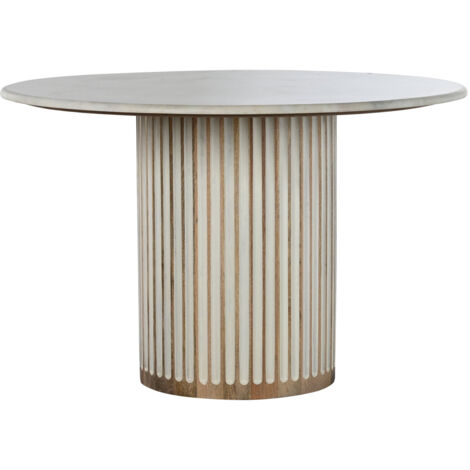 Mesa Redonda Comedor Mango Marmol 120X120X76
