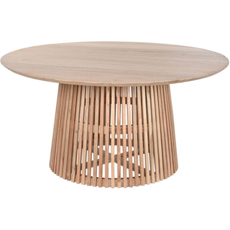 Mesa Redonda Comedor Mindi 150X150X75 Natural