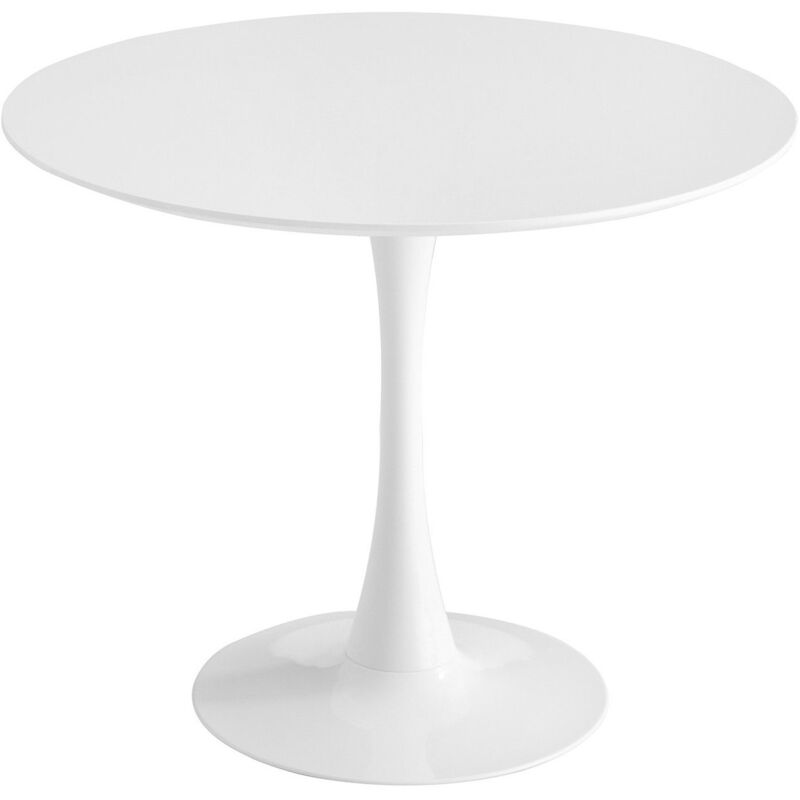 

Mesa Redonda Ibiza White Ø90 C Blanco Ancho: X Largo: X Alto: 75 Cm