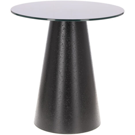Mesa redonda Soleilo 60cm negra