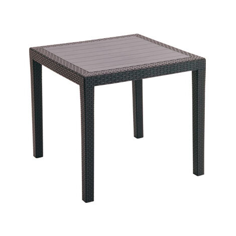MESA RESINA KING 79x79 CM ANTRACITA