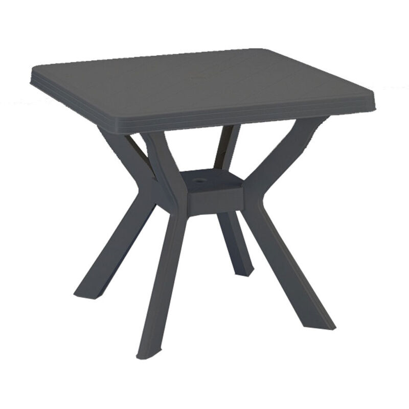 

Progarden - MESA RESINA NILO ANTRACITA 79x79 CM