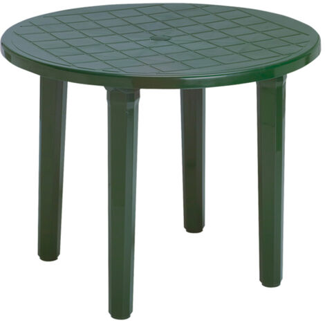 MESA RESINA REDONDA 90 CM VERDE 4024V