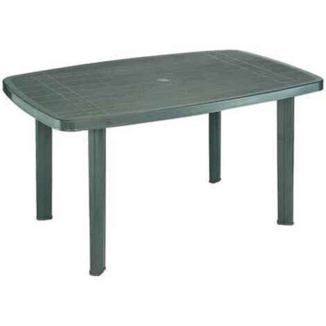 Mesa Resina Verde 140x90 cm.