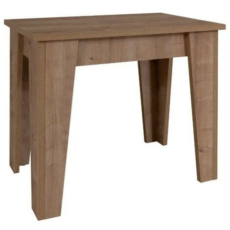 Mesa retráctil Consola extensible en roble 50x90 cm Natron