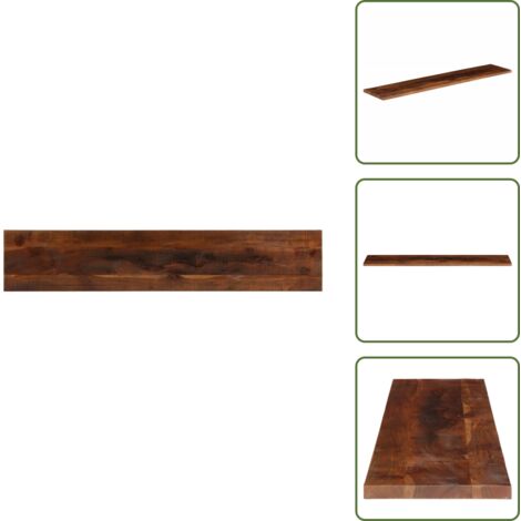 Mesa rústica - vidaXL Tablero mesa rectangular madera maciza reciclada 180x40x2,5 cm - Mesa de comedor