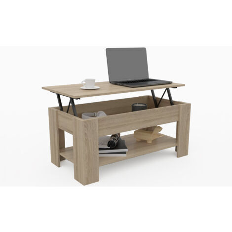 mesa salón sala salita entrada robusta barata minimalista moderna estable melamína