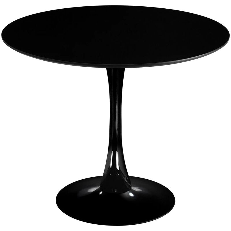 

MESA SAN ANTONI Ø90 CM NEGRA - Lúzete