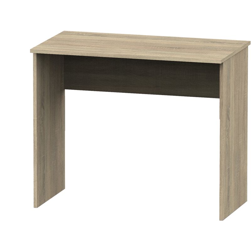 

Mesa sencilla de 90 cm perfecta para espacios pequeños,75x90x50 cm(alto x ancho x profundo), color roble cambrian, colección Eko