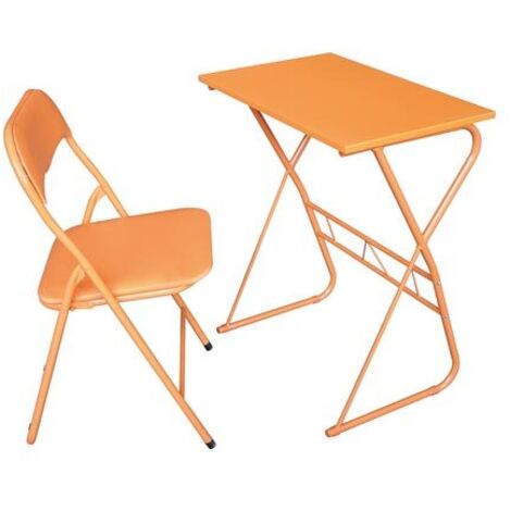 QFPLUS Mesa + Silla (set Escolar) Naranja Non