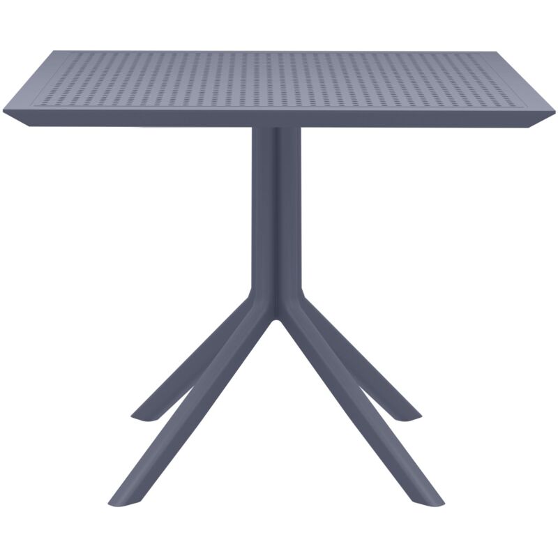 

CLP - Mesa SKY 80x80 cm Gris oscuro