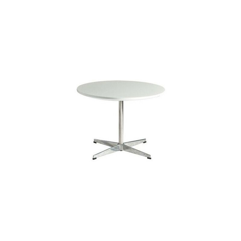 

Iberahome - Mesa SW-REBL, baja, cromada, blanca, 60 cms