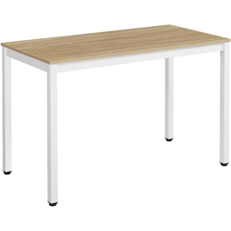 Mesa TESSA 120cm x 60cm - patas roble / blanco