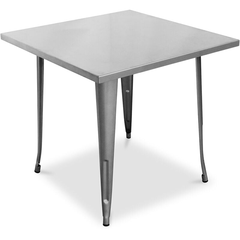 

Privatefloor - Mesa Stylix - 80cm - Metal Acero