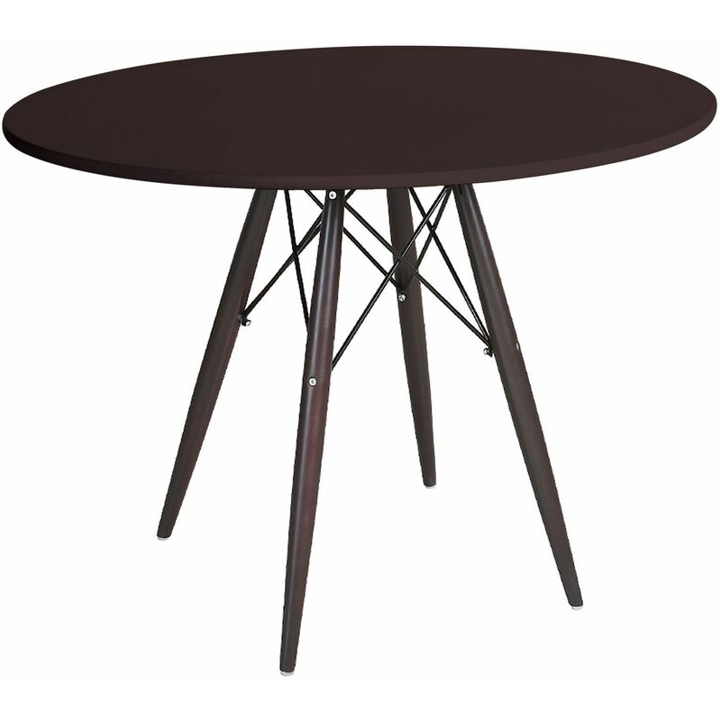 

Mesa Tower Wood Chocolate Ø100 Ancho: X Largo: X Alto: 73 Cm De Alto.