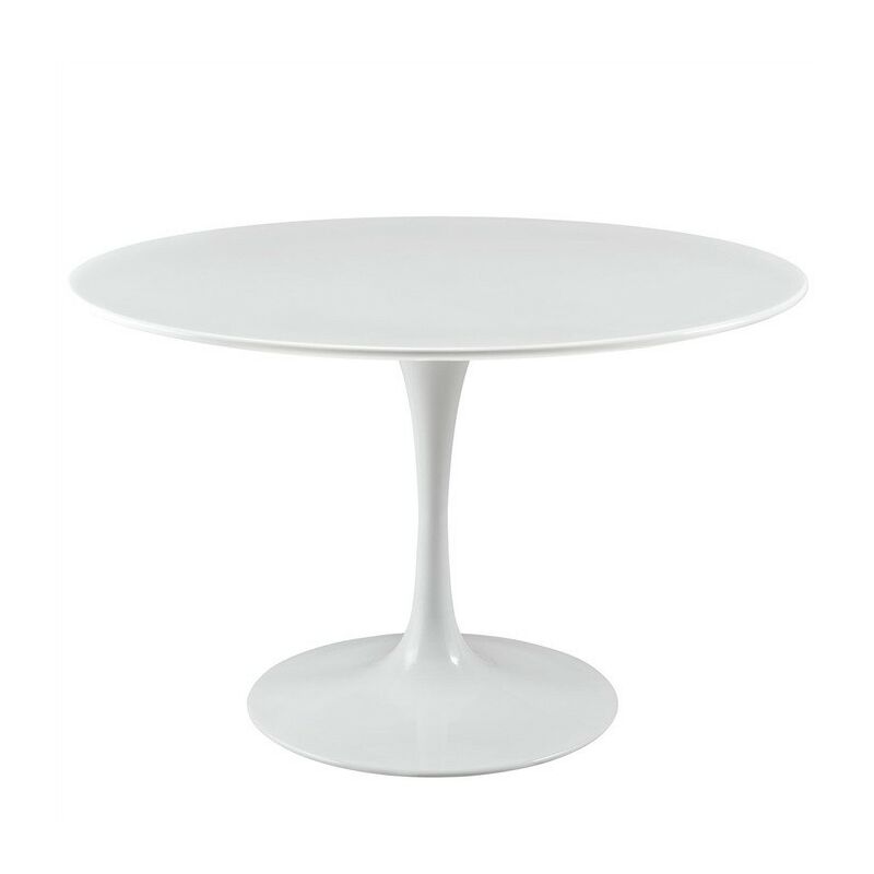 

Mesa tul, aluminio, lacada blanca, 100 cms - Rogal