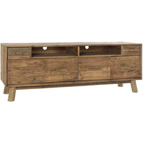 Mesa Tv Pino 180X48X65 Envejecido Natural MB172374