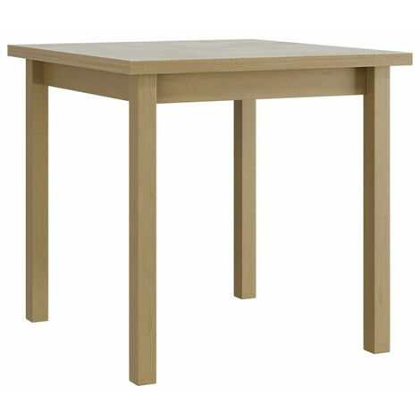 Mesa Victorville 110, Roble Sonoma, 78x80x80cm, Aglomerado laminado, Madera, Parcialmente montado