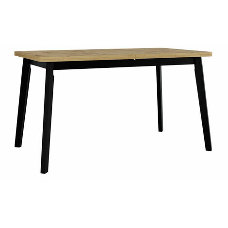 Mesa Victorville 130, Roble Artisan, 75x80x140cm, Alargamiento, Aglomerado laminado, Madera