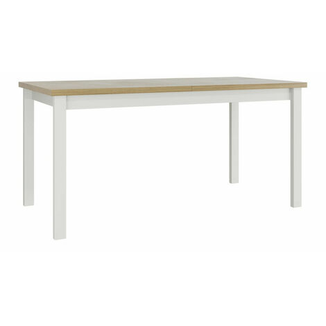 Mesa Victorville 177, Roble Sonoma, 76x92x160cm, Alargamiento, Aglomerado laminado, Madera