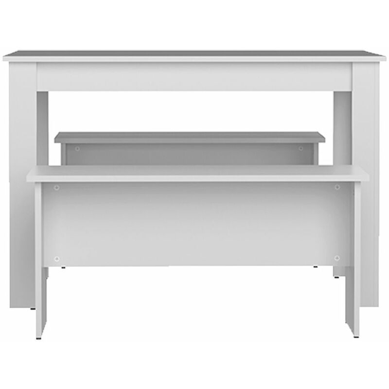 

CDP - Mesa y bancos NICE blanco, 110 x 70 x 73 - blanco