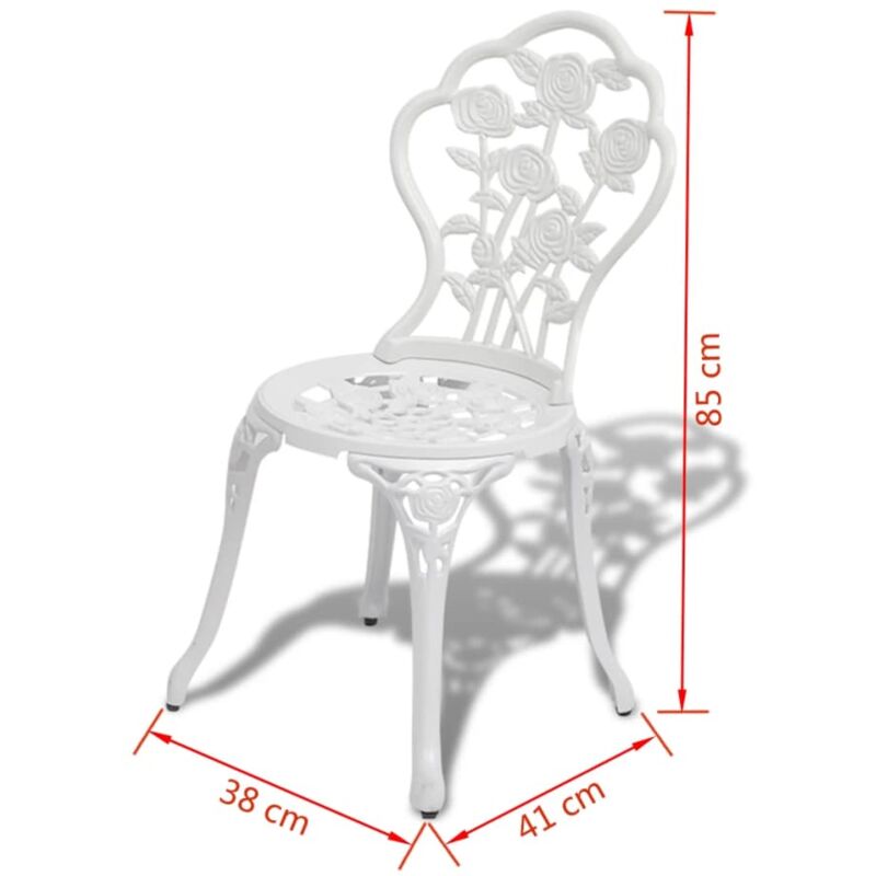 Sillas De Jardin De Aluminio Fundido
