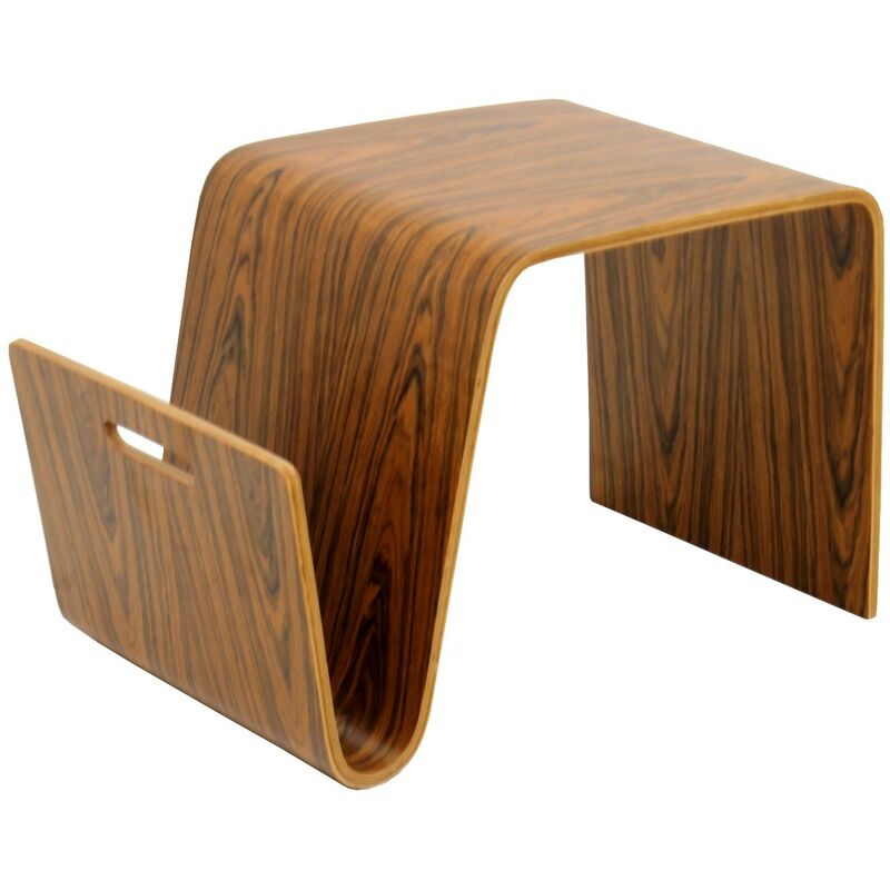 

Mesa NEREA, baja, madera curvada, palo rosa