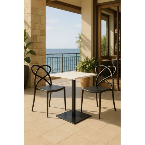 Mesas Bar - Mesa Kale 60cm - Blanco