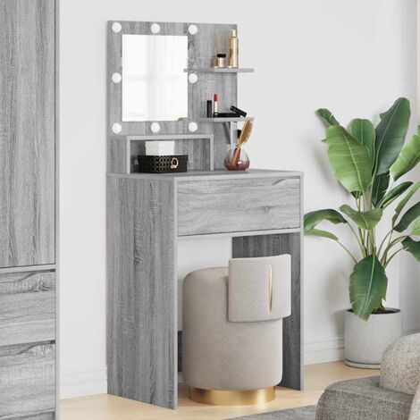 Mesas de tocador de dormitorio Gris  80 x 39,6 x 135 cm