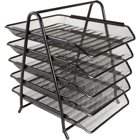 Mesh 5 Tier Tray - Black 5TT BLACK
