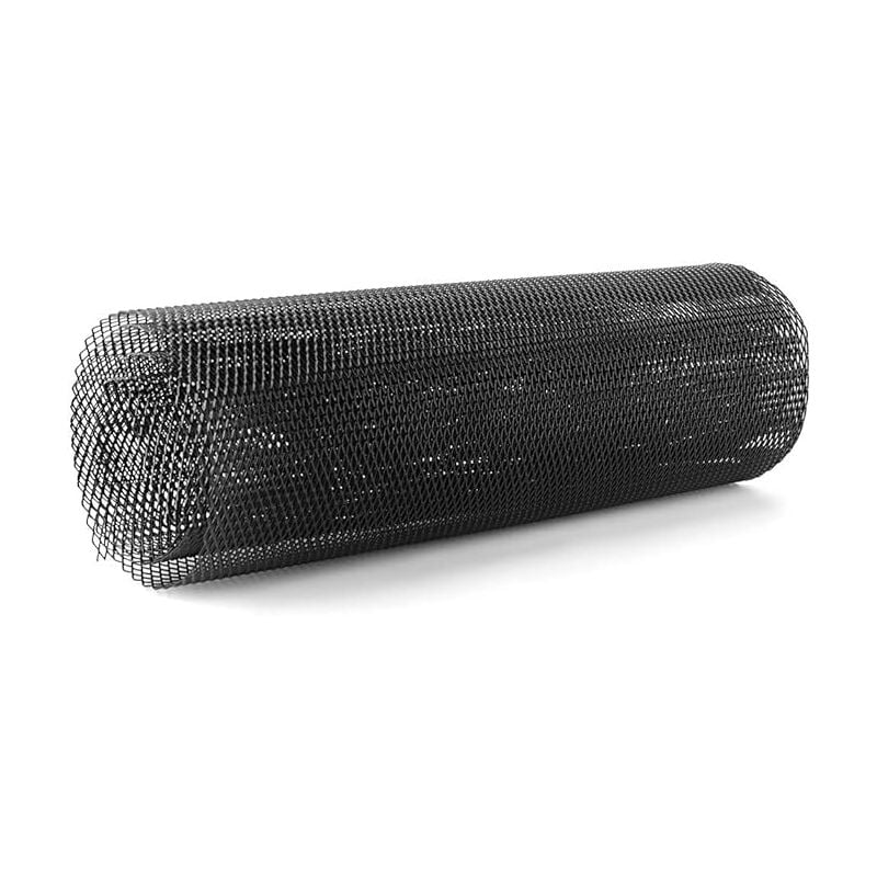 Mesh Grill,Fydun Universal 3x6mm en Alliage d'Aluminium Design Diamant de Grille de Voiture Mesh Feuille corps Grille Pare-chocs Rhombique Grill