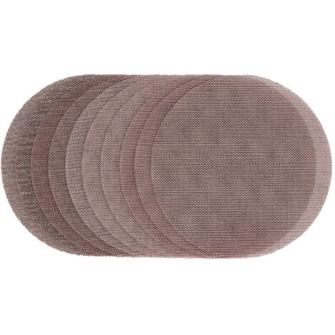 Mesh Sanding Discs, 150mm, Assorted Grit - 80G, 120G, 180G, 240G (Pack of 10) (62989)